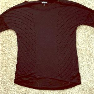 Black express sweater